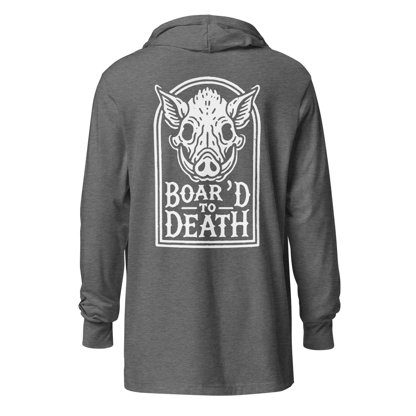 Boar'd to Death Hooded Tee